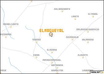 map of El Magueyal