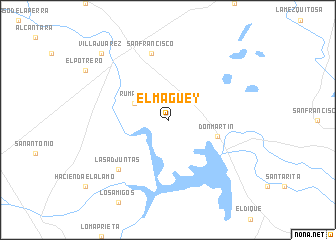 map of El Máguey