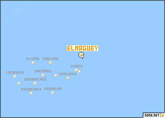 map of El Maguey