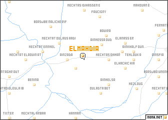 map of El Mahdia