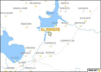 map of El Mahone