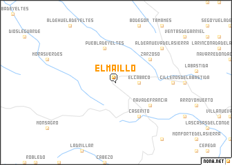 map of El Maillo