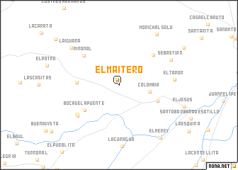 map of El Maitero