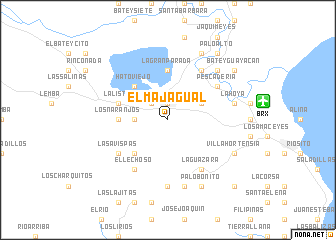 map of El Majagual