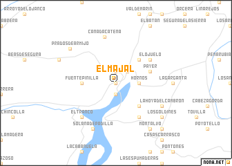 map of El Majal