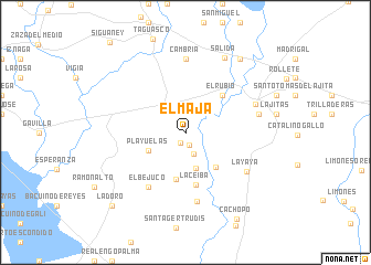 map of El Maja