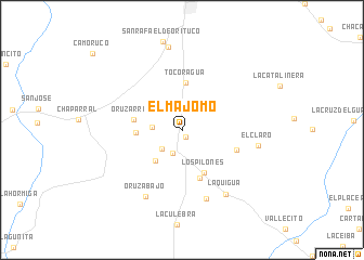map of El Majomo