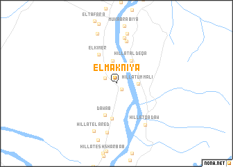 map of El Makniya