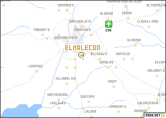 map of El Malecón