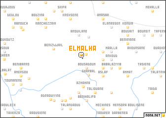 map of El Malha