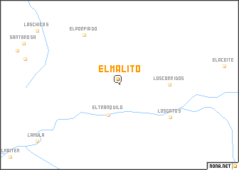 map of El Malito