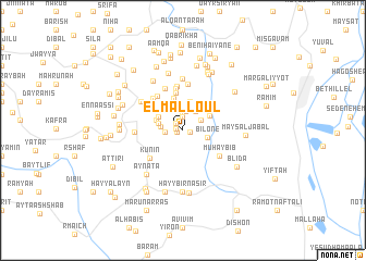 map of El Malloûl