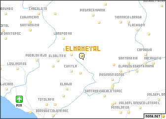 map of El Mameyal
