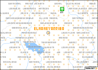 map of El Mamey Arriba