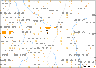 map of El Mamey