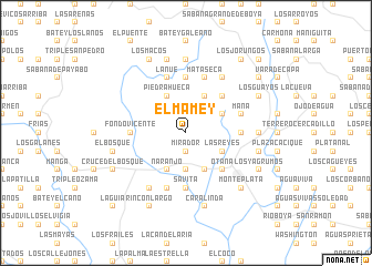 map of El Mamey