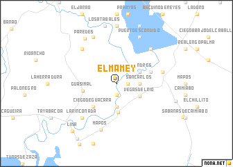 map of El Mamey