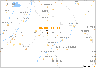 map of El Mamoncillo