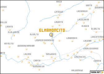 map of El Mamoncito