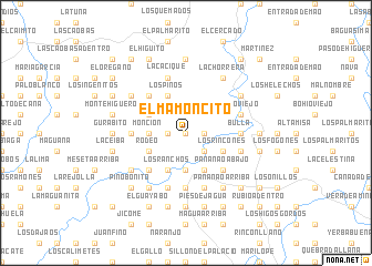 map of El Mamoncito