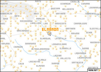 map of El Mamón