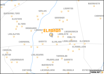 map of El Mamón