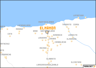 map of El Mamón