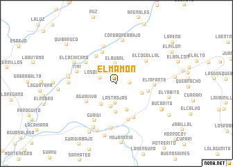 map of El Mamón