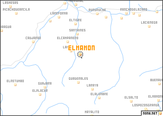 map of El Mamón