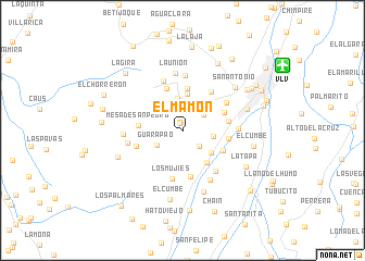 map of El Mamón