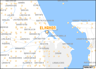 map of El Mamón