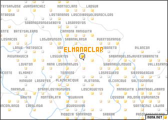 map of El Manaclar