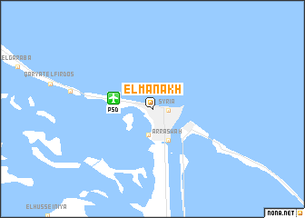 map of El-Manâkh