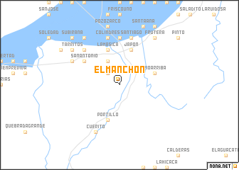 map of El Manchón