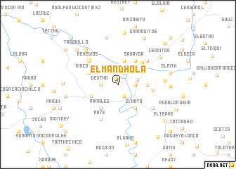map of El Mandhola
