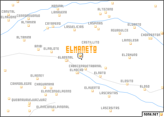 map of El Maneto