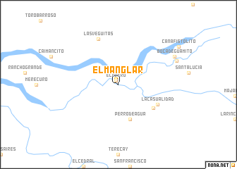 map of El Manglar