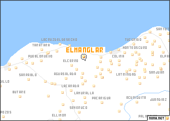 map of El Manglar