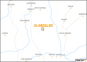 map of El Manglar