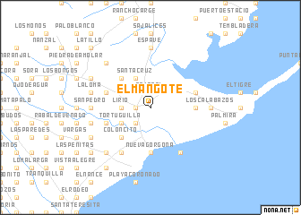 map of El Mangote