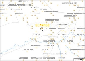 map of El Mango