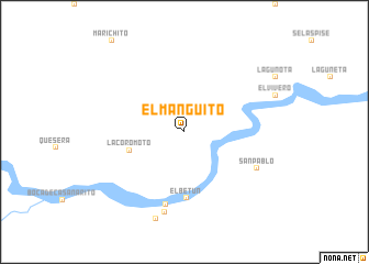 map of El Manguito