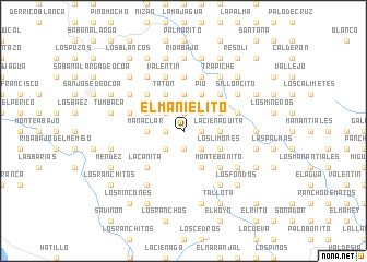 map of El Manielito