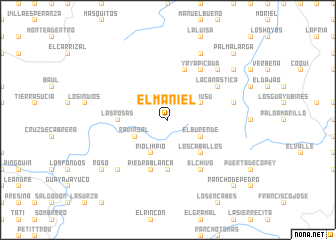 map of El Maniel