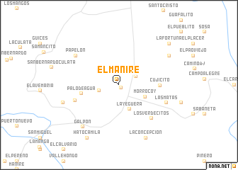 map of El Manire