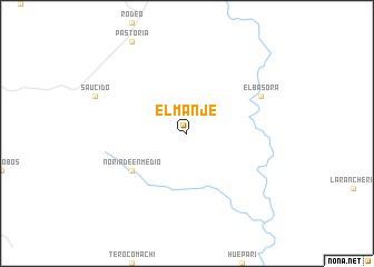 map of El Manje