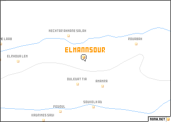 map of El Mannsour