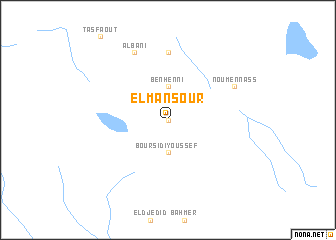 map of El Mansour