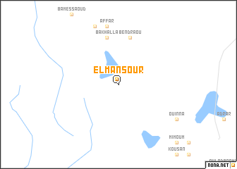 map of El Mansour