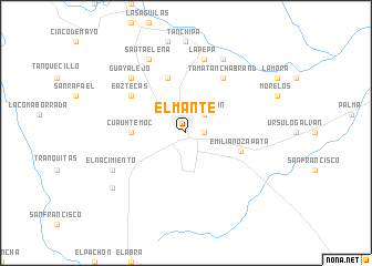 map of El Mante